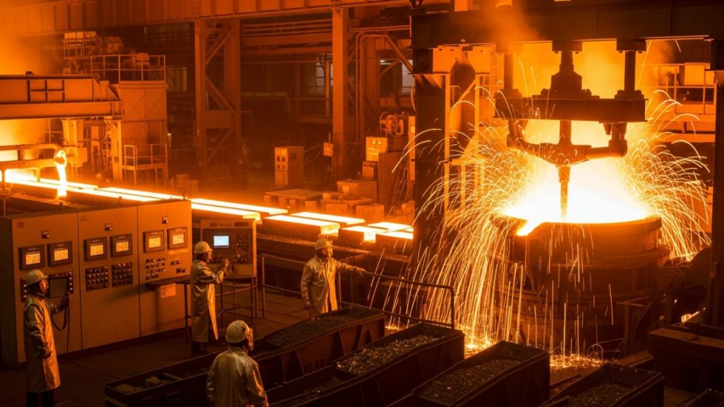 Com minério extraído a centenas de metros de profundidade, é assim que o aço começa a ganhar forma