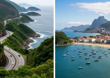 Rodovia costeira ganha fama pelas praias ao longo do trajeto