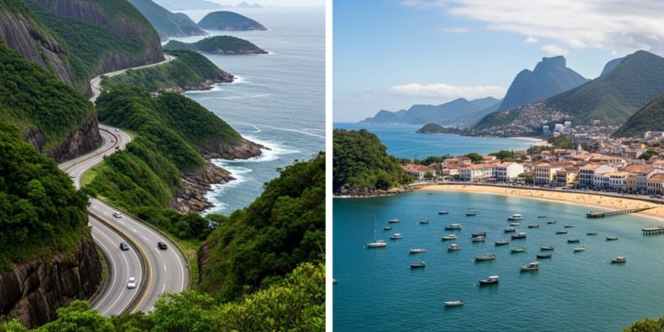 Rodovia costeira ganha fama pelas praias ao longo do trajeto