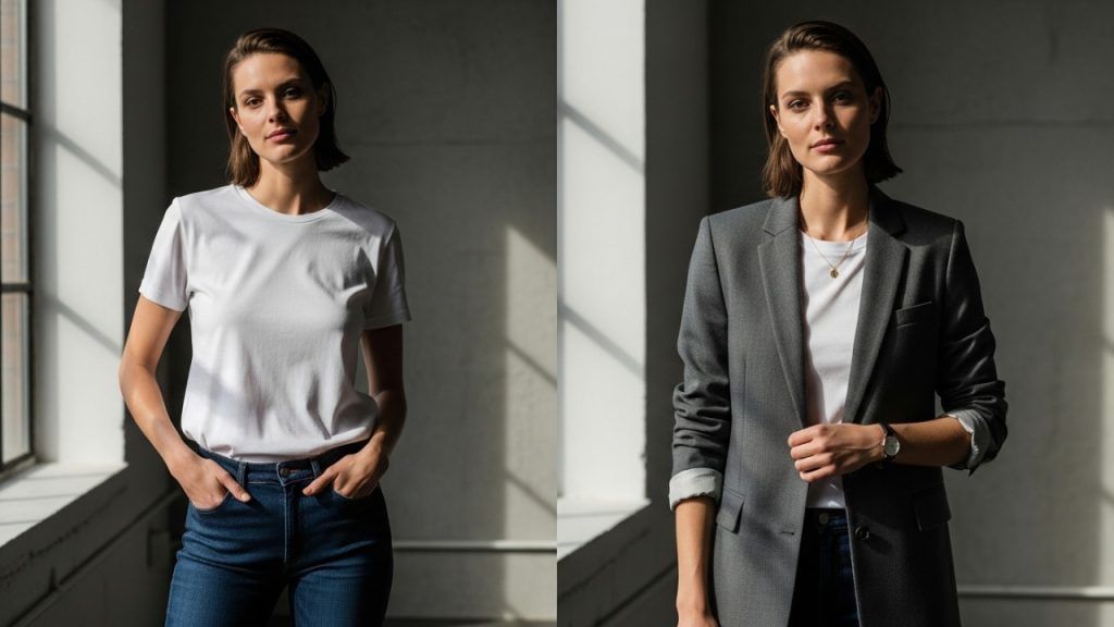 Como montar um guarda-roupa elegante usando apenas peças básicas e combinações inteligentes