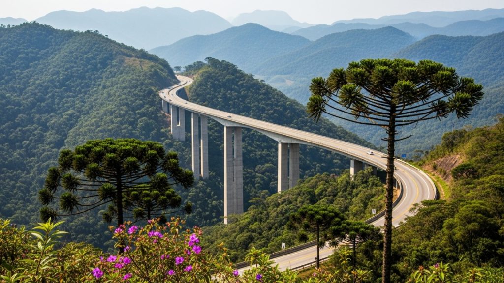 Com 46 km de curvas na serra e mirantes naturais, rodovia paulista virou o caminho mais bonito para Campos do Jordão