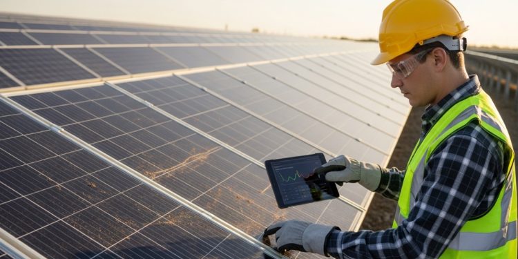 Manutenção de parques solares exige conhecimento prático e gera renda constante em um mercado aquecido
