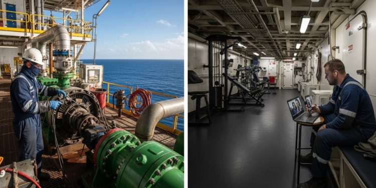 A vida a bordo deixa de ser sacrifício quando o mercado offshore passa a pagar como poucos setores