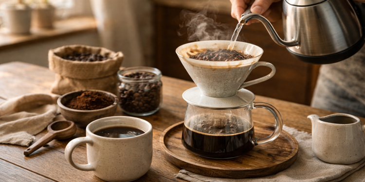 Dá para fazer café de cafeteria em casa gastando pouco e sem cápsulas