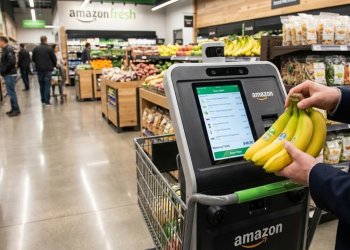 Carrinho inteligente da Amazon automatiza compras e elimina filas nos supermercados