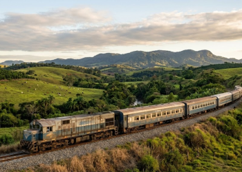 Embarque na maior viagem de trem, que dura 13 horas e percorre 664 km