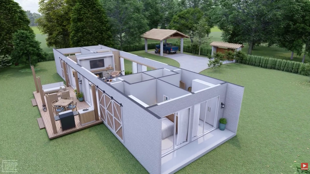 Casa rústica moderna e aconchegante: veja como unir conforto e funcionalidade no dia a dia