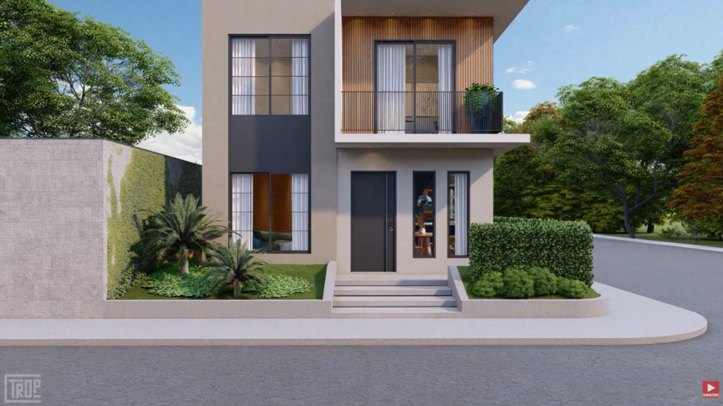 A casa mais funcional do Brasil com 3 quartos em apenas 84 metros quadrados para terrenos pequenos e urbanos