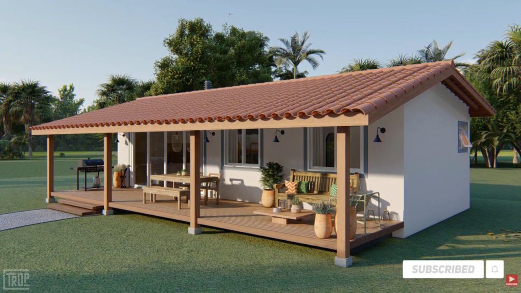 A casa de campo mais aconchegante para quem busca vida simples, conforto e baixo custo mensal