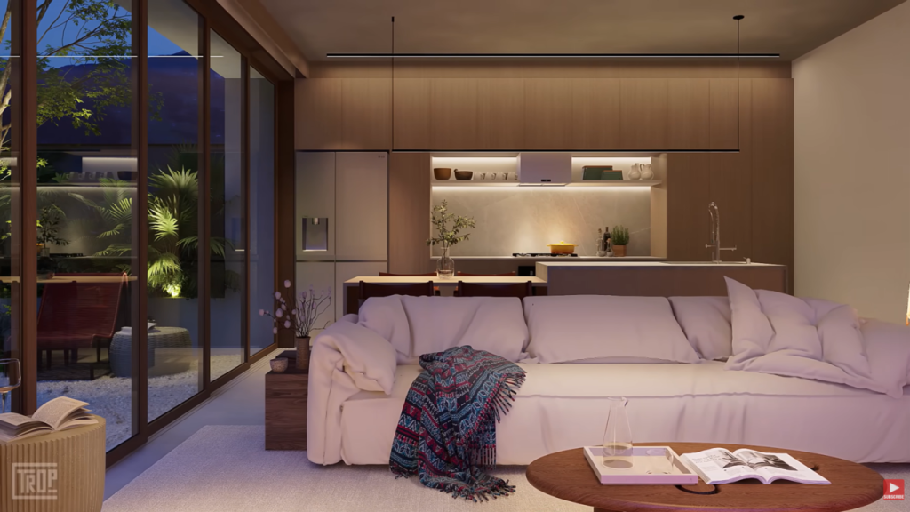 Como projetar uma casa compacta em terreno estreito garantindo conforto, ventilação e estilo moderno