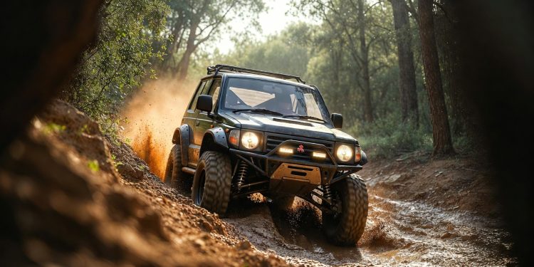 Tração 4x4 real e tamanho compacto permitem que este jipe valente chegue onde SUVs de shopping de trezentos mil reais jamais sonhariam pisar