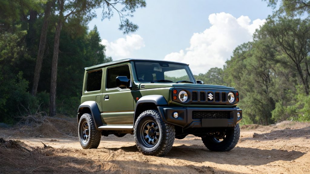 Tração 4x4 real e tamanho compacto permitem que este jipe valente chegue onde SUVs de shopping de trezentos mil reais jamais sonhariam pisar