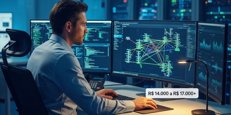 Monitoramento em tempo real e IA aplicada colocam o engenheiro de dados energéticos entre os cargos que chegam a R$ 17 mil