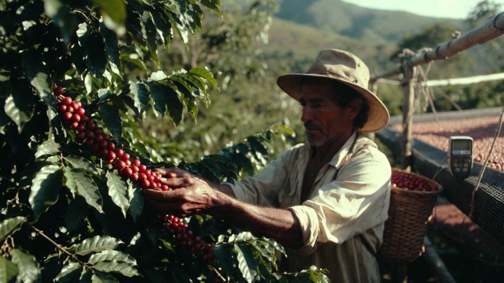 A logística da qualidade extrema transforma o pequeno produtor em exportador de elite, onde os microlotes e a torra controlada ditam o lucro