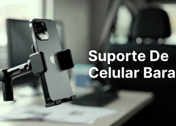 Suporte de celular barato para mesa ou carro que segura firme, não balança e custa menos de R$ 30