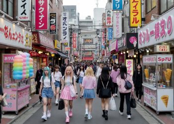 Com roupas futuristas e crepes gigantes, a Rua Takeshita vira o refúgio da criatividade japonesa no coração da metrópole de Tóquio