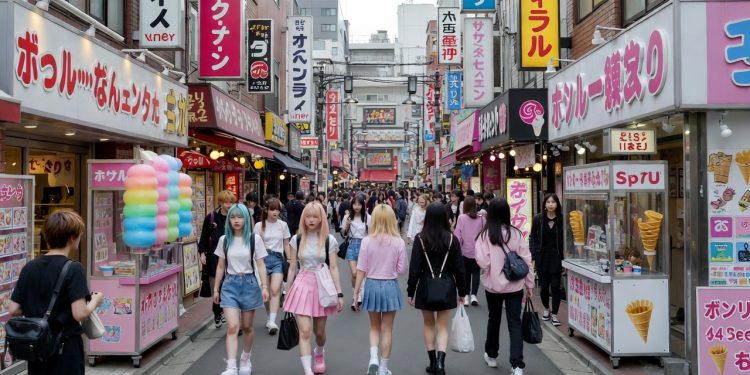 Com roupas futuristas e crepes gigantes, a Rua Takeshita vira o refúgio da criatividade japonesa no coração da metrópole de Tóquio