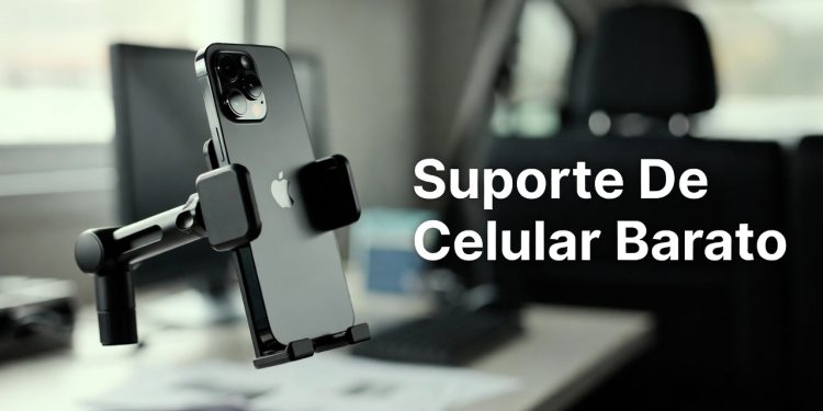 Suporte de celular barato para mesa ou carro que segura firme, não balança e custa menos de R$ 30