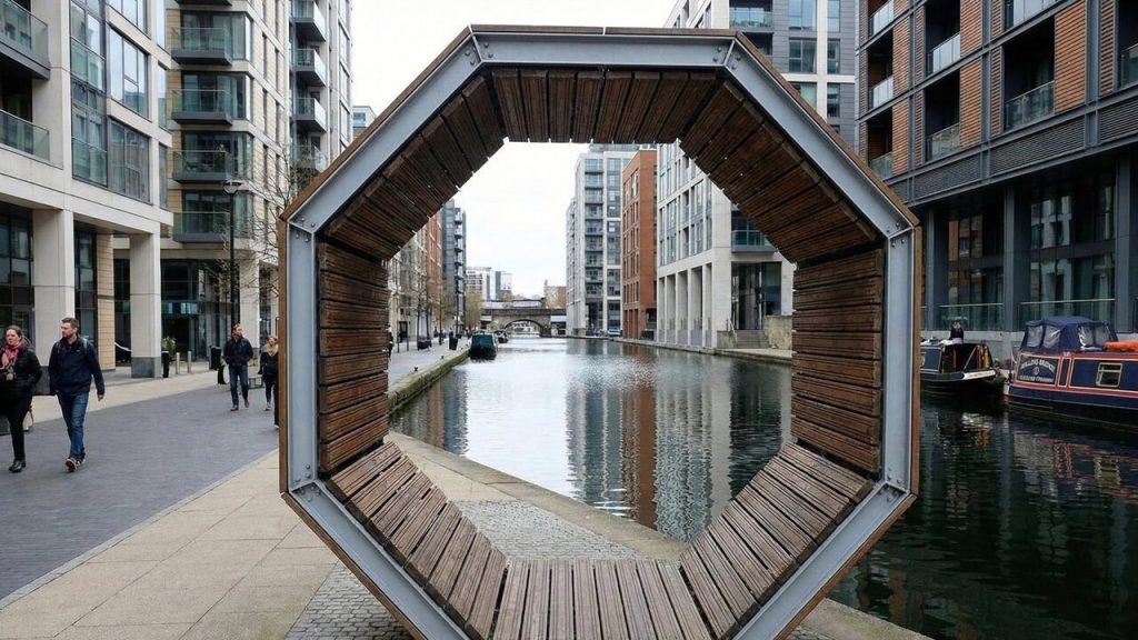 Com 12 metros de extensão e sistema hidráulico, a ponte em Londres se enrola em um octógono, sendo a estrutura móvel mais curiosa do Reino Unido