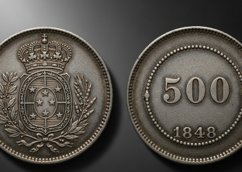 A moeda de 500 Réis de 1848 mais desejada do Brasil Império e os segredos do seu preço alto