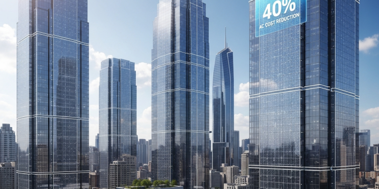 Janelas solares transparentes transformam arranha-céus em usinas verticais e cortam custos de ar-condicionado em 40%