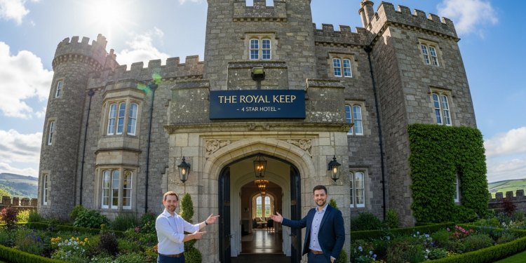 Dois amigos transformaram um castelo abandonado em um hotel 4 estrelas incrível