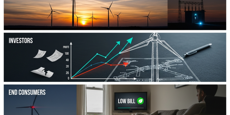 Os benefícios e limitações da energia eólica para governos, investidores e consumidores finais