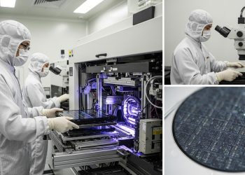 Milhões de ciclos por dia e precisão microscópica revelam como chips são fabricados