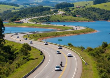 Com 45 km margeando represas, rodovia virou rota alternativa para quem busca paisagens e tranquilidade