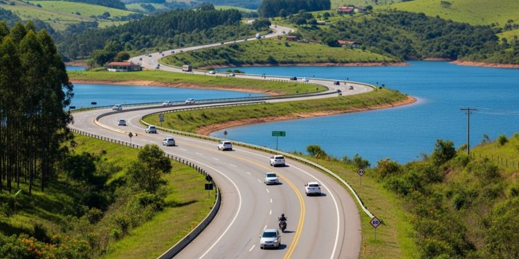 Com 45 km margeando represas, rodovia virou rota alternativa para quem busca paisagens e tranquilidade