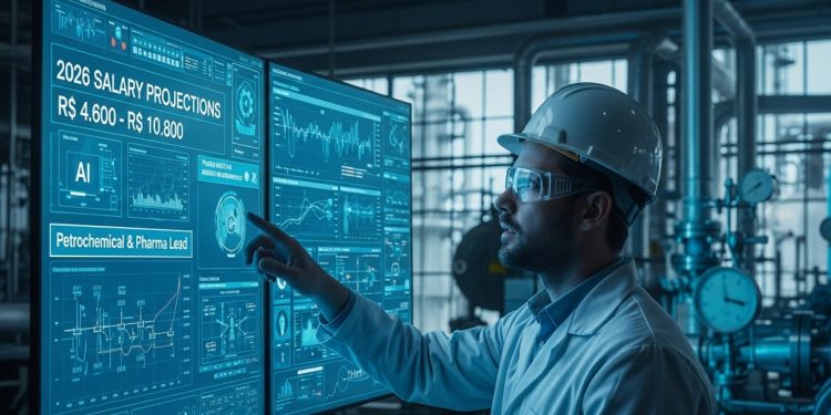 Domínio de processos químicos industriais coloca esse técnico entre os mais bem pagos, chegando a R$ 10.800 mensais