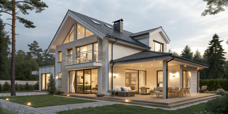 Casa escandinava com iluminação natural de 85 metros quadrados une conforto térmico, design moderno e funcionalidade urbana