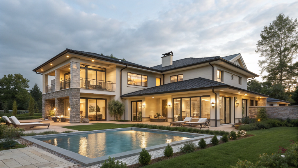 Casa térrea contemporânea com piscina e ambientes integrados ideal para famílias exigentes