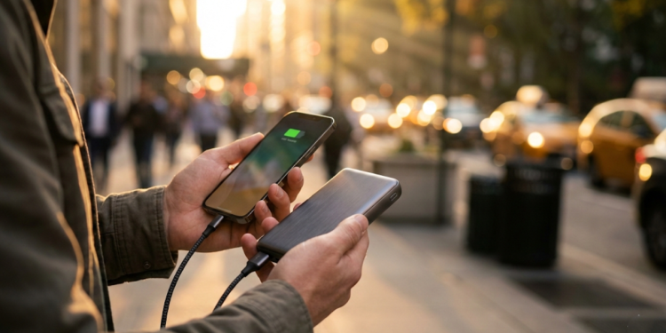 Celular descarregando no pior momento? Veja 3 baterias portáteis leves, acessíveis e ideais para o dia a dia