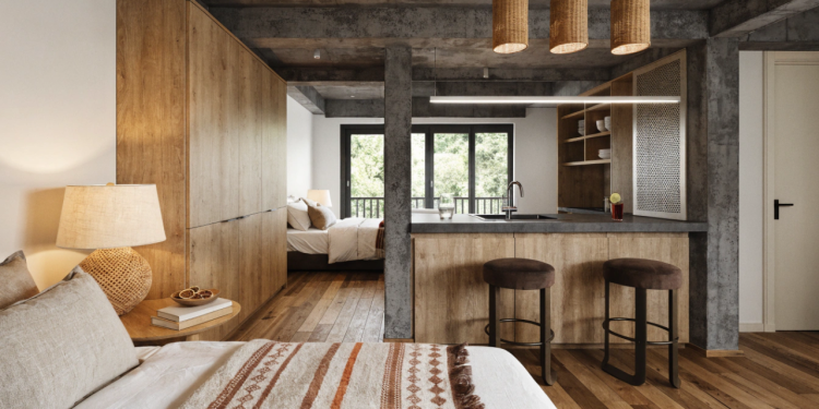 Casa compacta funcional de 55 metros quadrados com 2 quartos que une conforto, economia e praticidade urbana