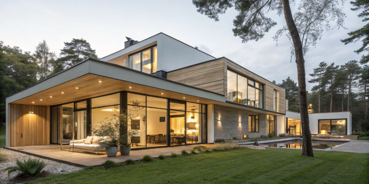 Casa linear de 102 metros quadrados combina conforto, ventilação natural e integração perfeita entre ambientes
