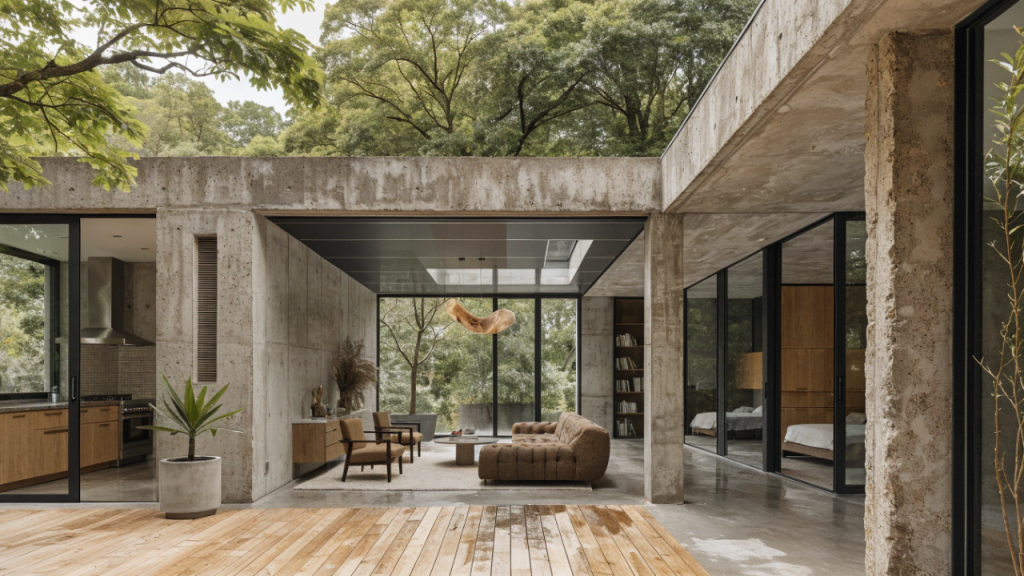 Casa minimalista com espaço gourmet e 3 quartos para conforto, convivência e rotina urbana