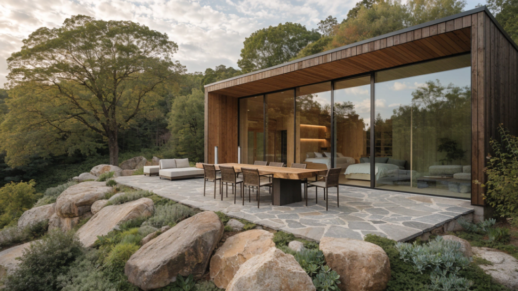 Casa minimalista de 80 metros quadrados com 3 quartos une design clean, conforto térmico e funcionalidade