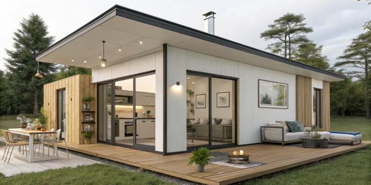 Casa pequena de 50 metros quadrados com planta 7x7m une funcionalidade, conforto e aproveitamento máximo do espaço