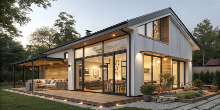 Casa pequena e moderna combina design aconchegante, funcionalidade e integração completa dos cômodos
