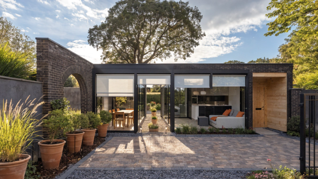 Casa térrea moderna de 65 metros quadrados, com 3 quartos e suíte une conforto, praticidade e economia