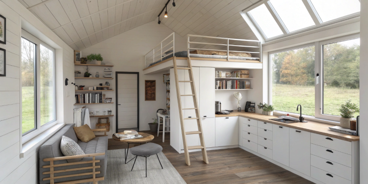 Como o loft 4x4m com mezanino aproveita cada metro e garante conforto em áreas reduzidas