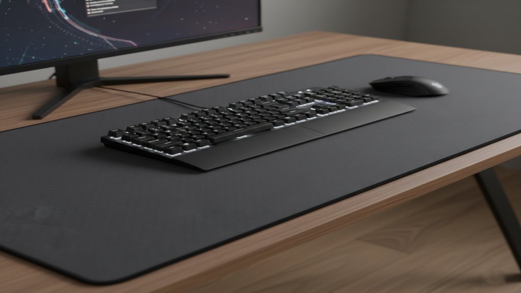 Transforme sua mesa de jogos com este mousepad gigante de R$ 60 que melhora a precisão do mouse e protege seu setup