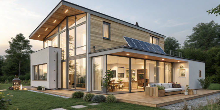 Projeto de casa sustentável de 102 metros quadrados com soluções que reduzem custos e elevam o conforto