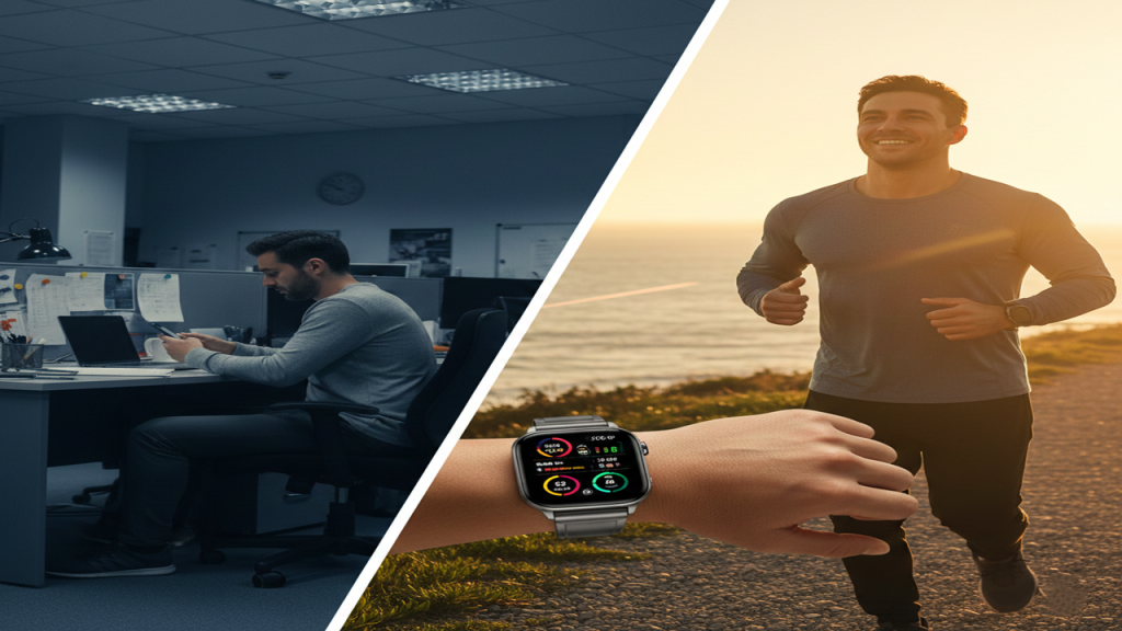 Monitore sua saúde sem gastar muito com este smartwatch que atende chamadas e dura até 10 dias longe da tomada