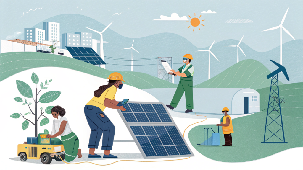 Transição energética no Brasil muda carreiras, salários e oportunidades de trabalho em 2026