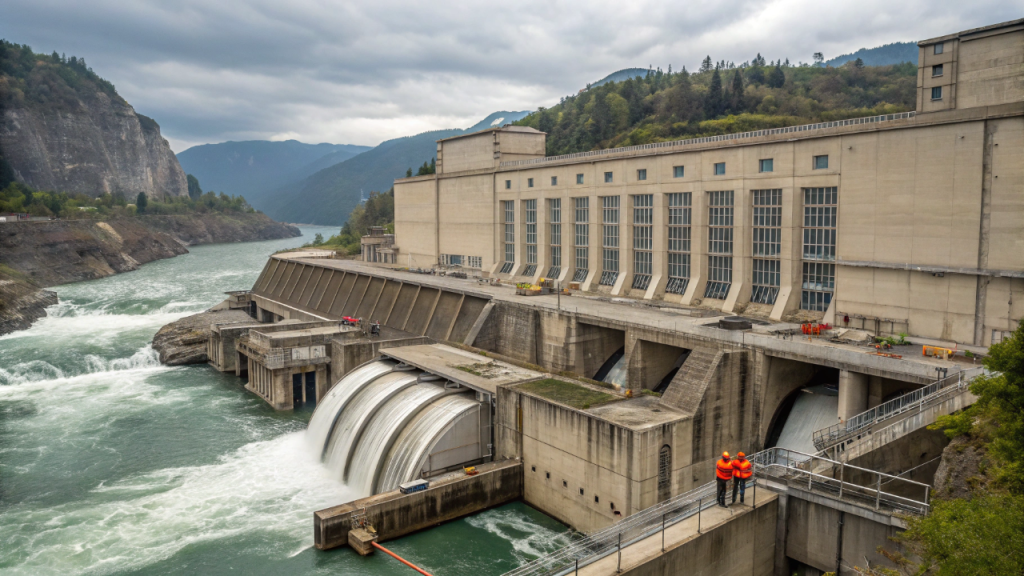 Como uma usina hidrelétrica transforma água em eletricidade e garante abastecimento estável