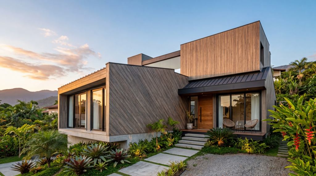 A solução de fachada que garante vedação e resistência em projetos residenciais de 110 metros quadrados