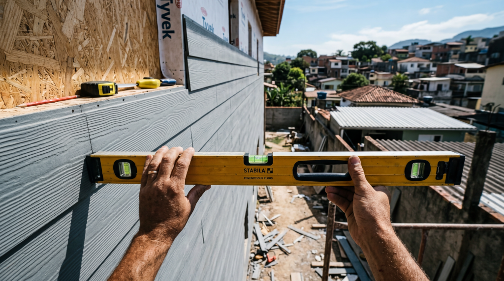 A solução de fachada que garante vedação e resistência em projetos residenciais de 110 metros quadrados