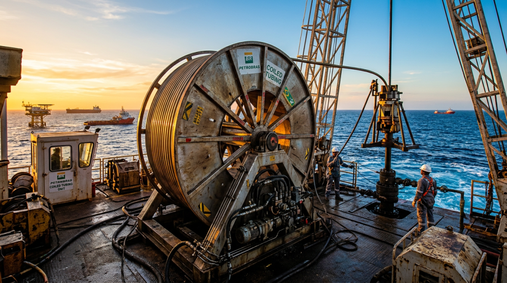 A tecnologia de coiled tubing que permite operar poços sem interromper a produção de petróleo
